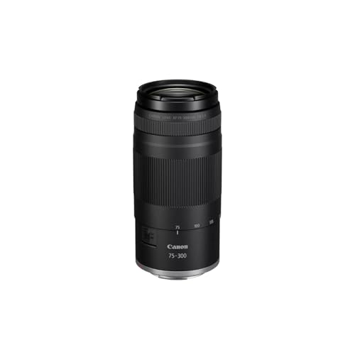 Canon RF 75-300mm f/4-5.6 Compact Telephoto Zoom Lens for RF Mount - Full Frame APS-C Compatible (Black) - Image 5