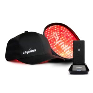Capillus SPECTRUM Red Light Therapy for Hair Growth Hair Red Light Therapy Red Light Cap for Hair Regrowth, 312 Laser Cap for Hair Regrowth Red Light Hair Therapy Laser Hair Growth Cap +Bluetooth App