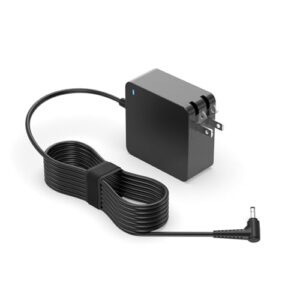 Charger for Lenovo Laptop – Ideapad 3 1 5 S340 S145 330 320 310, Flex 5, V14 V15 V17, (UL Safety Certified)- Upgraded Version, Foldable Plug, Lengthened Power Cable, Charging Light, 65W 45W