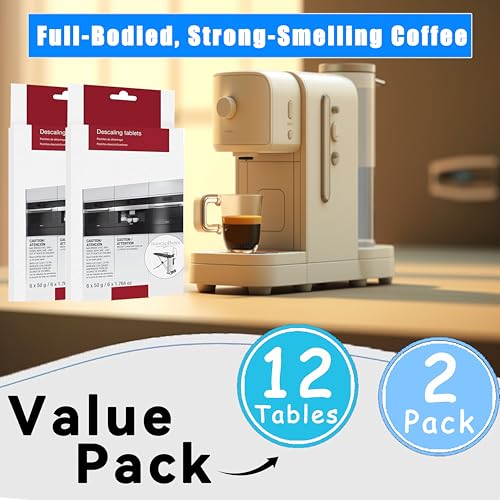 Coffee Maker Descaling Tablets, Can Remove Limescale, Grease, Residues, No Foreign Matter Residue, Prolong the Service Life of the Coffee Machine, Two Boxes (12 Tablets) - Image 6