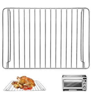 Countertop Toaster Oven Accessories for Hamilton Beach Convection Oven, 12.6×9 IN Food Grade Stainless Steel Toaster Oven Accessories Wire Rack, Dishwasher Safe
