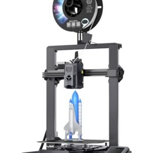 Creality Ender-3 V3 KE 3D Printer, 500 mm/s High-Speed Printing with Auto-Leveling, Sprite Direct Extruder Supports 300℃ Printing, Ultra-Smooth and Stable, 220×220×250 mm Print Volume