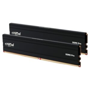 Crucial Pro 64GB DDR5 RAM Kit (2x32GB), 5600MHz (or 5200MHz or 4800MHz) Desktop Memory UDIMM 288-pin, Compatible with 13th Gen Intel Core and AMD Ryzen 7000 – CP2K32G56C46U5