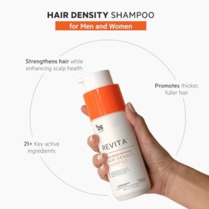 DS Labs Revita Shampoo – High-Performance Hair Density Shampoo, Volumizing & Thickening, Fuller, Healthier-Looking Hair, Sulfate & Silicone Free, For Men & Women, 205mL
