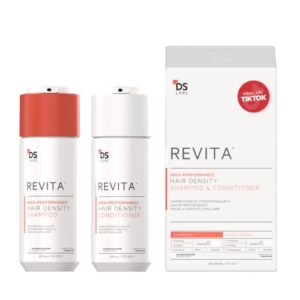 DS Labs Revita Shampoo and Conditioner – High-Performance Hair Density Shampoo & Conditioner, Volumizing & Thickening, Fuller, Healthier-Looking Hair, Sulfate & Silicone Free, For Men & Women, 205mL