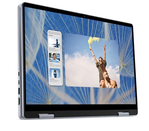 Dell Inspiron 14 7440 2-in-1 Laptop, 14" FHD+ Touchscreen, Intel Core 7 150U(> i7-1355U), 32GB DDR5 RAM, 1TB SSD, Backlit KB, FP Reader, Type-C, FHD Webcam, Win 11 Pro, w/BWE Accessories, Ice Blue - Image 6