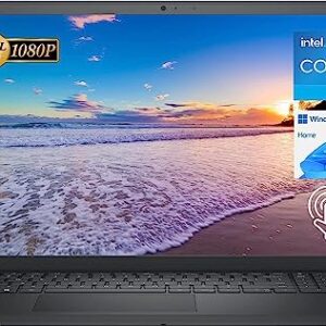 Dell Inspiron 15 3511 Laptop, 15.6″ FHD Touchscreen, Intel Core i5-1035G1, 12GB RAM, 256GB PCIe NVMe M.2 SSD, SD Card Reader, Webcam, HDMI, WiFi, Windows 11 Home, Black