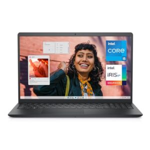 Dell Inspiron 3530 Laptop – 15.6-inch FHD (1920 x 1080) Touchscreen Display, Intel Core i5-1335U, 16GB DDR4 RAM, 512GB SSD, Intel Iris Xe Graphics, Windows 11 Home – Carbon Black