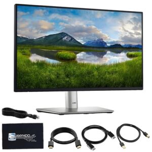 Dell P2725H 27″ Full HD 1920 x 1080 Monitor – 1 Year Warranty, Computer Monitor Screen Bundle with Power Cable + USB 3.0 Upstream Cable + Display Port Cable + HDMI Cable + Microfiber Cloth Included