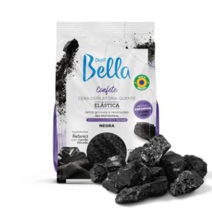 Depil Bella Black Elastic Confetti Hard Wax Beads – Low Melting, Deodorizing Formula for Smooth Hair Removal | Perfect for Thick and Coarse Hair, 2.2 lbs