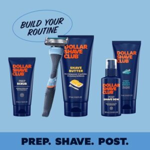Dollar Shave Club | 6 Blade Razor Refills (12 Pack) | 6 Stainless Steel Blades for a Close & Comfortable Shave
