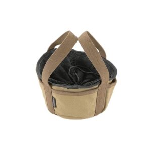 Dutch Oven Bag Botom Φ6.5-inch Canvas Extra Thick Round Cooking System Storage Bag Stock Pot Case DO-25-BK