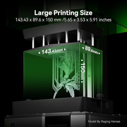 ELEGOO Mars 5 Resin 3D Printer with 4K Mono LCD,Automatic Leveling, Desktop 3D Printer with Printing Size of 5.65 * 3.53 * 5.91 inches - Image 6