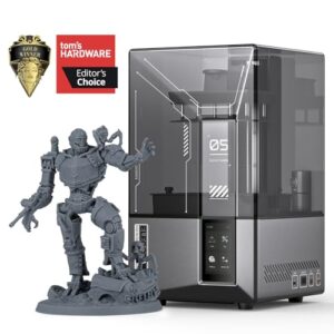 ELEGOO Mars 5 Ultra 9K MSLA Resin 3D Printer, Smart Mechanical Sensor, Fast Printing Up to 150mm/h, AI Camera, WiFi Cluster Printing, Automatic Leveling, Large Printing Size 6.04 * 3.06 * 6.49 inch