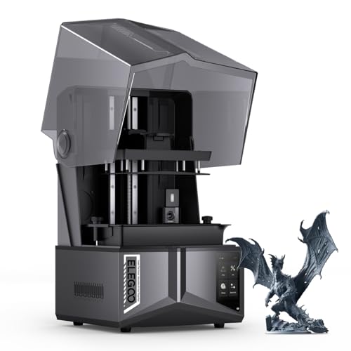 ELEGOO Saturn 4 Ultra 16K Resin 3D Printer with 10" 16K Mono LCD and Flip-up Lid, Smart Tank Heating at 30 °C, 150mm/h High Speed Printing, Large Printing Size of 8.33x4.66x8.66 Inches - Image 3