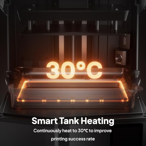 ELEGOO Saturn 4 Ultra 16K Resin 3D Printer with 10" 16K Mono LCD and Flip-up Lid, Smart Tank Heating at 30 °C, 150mm/h High Speed Printing, Large Printing Size of 8.33x4.66x8.66 Inches - Image 5