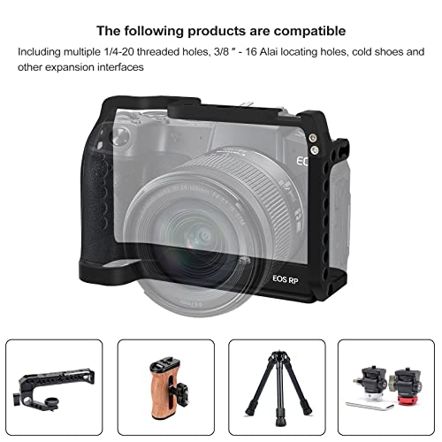 EOS RP Cage, EOS RP Camera Cage for Canon EOS RP Camera Bag Camera Rig Cold Shoe - Image 5