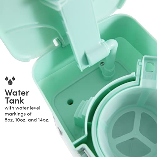 Elite Gourmet EHC117M Personal Single-Serve Compact Coffee Maker Brewer Includes 14Oz. Thermal Travel Mug with Stainless Steel Interior, Compatible with Coffee Grounds, Reusable Filter, Mint - Image 7