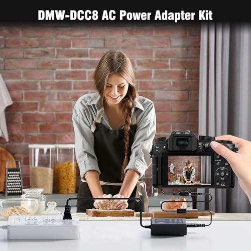 F1TP DMW-AC10 DMW-DCC8 AC Power Adapter Dummy Battery for Panasonic Lumix DMC-G5 G6 G7 GX8 G80 G81 G85 GH2 GH2K FZ200 FZ300 FZ2000 G90 G99 Cameras. - Image 6