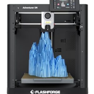 FLASHFORGE 3D Printer AD5M, CoreXY 600mm/s High-Speed Printer with 1-Click Auto Leveling, High-Temp Direct Drive Extruder, 3s Quick-Swap Nozzle, 220×220×220mm Build Volume