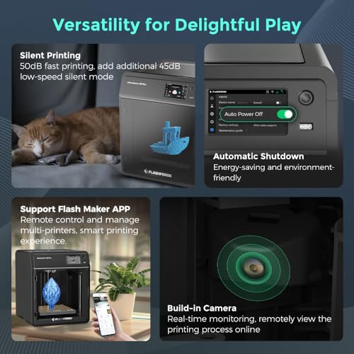 FLASHFORGE AD5M Pro 3D Printer 600mm/s High Speed & Precision, Full-Auto Calibration with 0.4&0.6mm Nozzle Bundle, CoreXY Structure & Auxiliary Chamber Cooling, ≤50 dB Quite Printing Camera Printers - Image 7