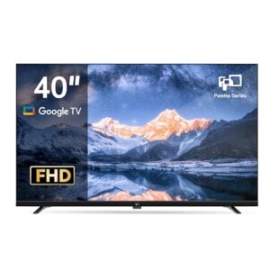 FPD 40-inch Smart TV, 1080p Full HD Google TV with Google Play Built-in Google Cast, HDR 10, Dolby Audio, Voice Remote, Stream Live Television (Palette-Series, CG40-P3, 2025 Model)