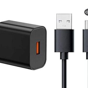 Fast Power Charger, 6FT USB-C Type C Charge Cable Cord Wire & AC Wall Adapter, for Late 2019 & Newer Generation Fire HD 8 10 & Kids Tablets (NOT Compatible with Old Fire Tablets)