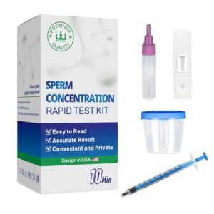 Fertility Home Test Kit for Men- Convenient, Private-Shows NorLow Sperm Count, Male Fertility Testing System, Accurate- Easy to Read Resultsmal or Low Sperm Count.