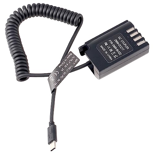 Foto4easy USB Type-C Connector to DMW-BLK22 Dummy Battery Power Adapter for Lumix S5 S5II S5K S5C GH5II GH6 Camera - Image 3