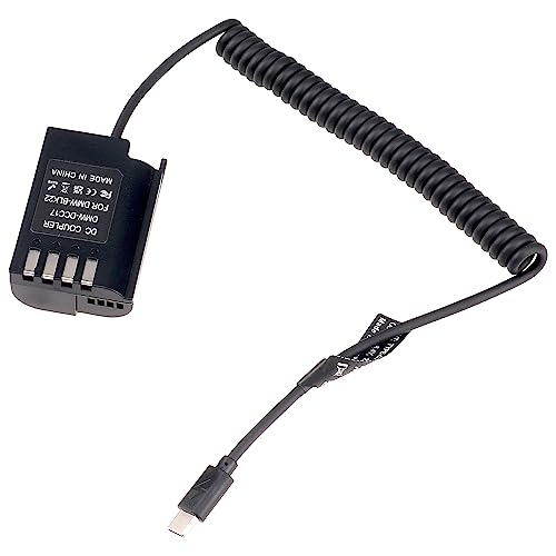 Foto4easy USB Type-C Connector to DMW-BLK22 Dummy Battery Power Adapter for Lumix S5 S5II S5K S5C GH5II GH6 Camera - Image 5