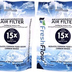 Fresh Flow W10311524 Air Filter Cartridge for Whirlpool Refrigerator’s 2-Pack