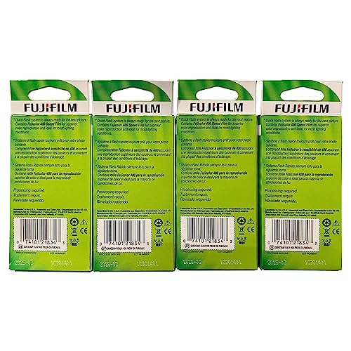 Fujifilm QuickSnap Flash 400 One Time Use 35mm Camera with Flash, 27 Exposures, 4-Pack - Image 3