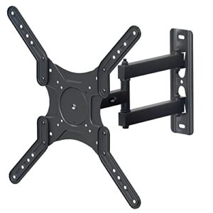 Full Motion TV Wall Mount – Fits 26” to 65” TVs, Up to 66.1lbs, Swivel, Tilt, Extension, Max VESA 400x400mm, FULL40 PRO, Heavy-Duty Steel Construction, Sleek Black Finish