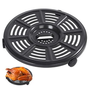 GCQ Air fryer Replacement Tray for Ninja Air Fryer 4 QT AF101 Ninja Air Fryer XL 5.5 Qt AF150 Max XL 5.5 Quart AF161, 8.2” Food Grade Air Fryer Grill Pan Crisper Plate Accessories Tray Rack Parts