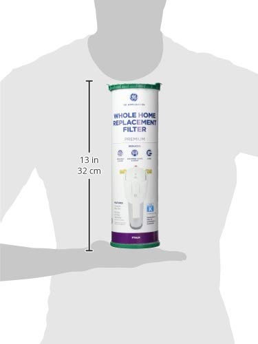 GE FTHLM Whole House Water Filter | Replacement for Water Filtration System | NSF Certified: Reduces Chlorine, Sediment, Rust & Other Impurities | Replace Every 3 Months for Best Results | 1 Filter - Image 3