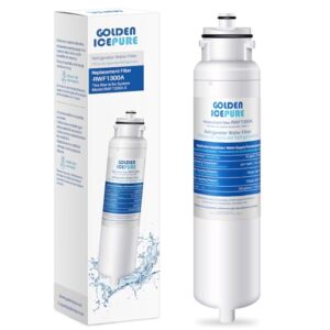 GOLDEN ICEPURE RWF1300A Water Filter Replacement for Daewoo DW2042FR-09, DW2042FB, Kenmore 469130, Aqua Crystal DW2042F-09, FRN-Y22D2V, FRN-Y22D2W,1PACK