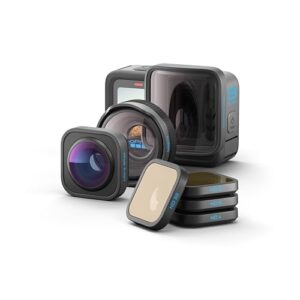 GoPro HERO13 Black + HB-Series Lens Collection – Includes Macro Lens, Ultra Wide Lens, 4 ND Filters, Anamorphic Lens, and Premium Case