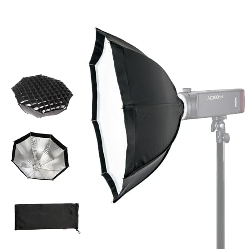Godox Ad-s7 Multi-Functional 45cm Umbrella Softbox Soft Box for WITSTRO Flash AD200 AD360II AD180 AD360 - Image 2