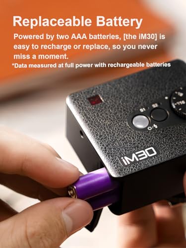 Godox iM30 with Diffuser Godox Mini Flash - Camera Flash GN 15, 7 Power Levels, Manual Flash for Canon/Sony zv1/Sony zve10 /Ricoh gr3/Nikon/Fuji f1-230 Full-Power Flashes/6500Kยฑ200K/3.6S Recycle - Image 8