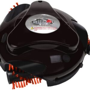 Grillbot Automatic Grill Cleaning Robot with Nylon Brushes, BBQ Grill Cleaner, Grill Brush, Grill Scraper, BBQ Accessories (Black Grillbot)