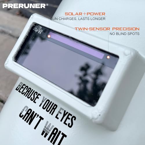 HD Shade 10 2x4 1/4 Auto Darkening Welding Lens, Ture Color Technology 2x4 Welding Lens, Welding Lens Auto Darkening Replacement for a Sugar Scoop Welding Hood or Pancake Welding Hood - Image 5