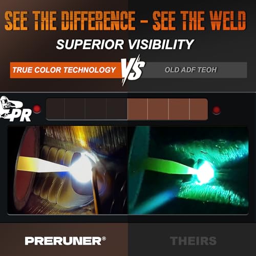 HD Shade 10 2x4 1/4 Auto Darkening Welding Lens, Ture Color Technology 2x4 Welding Lens, Welding Lens Auto Darkening Replacement for a Sugar Scoop Welding Hood or Pancake Welding Hood - Image 6