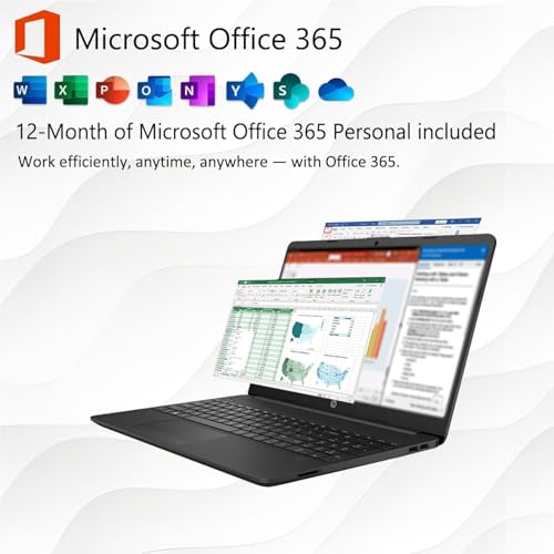 HP 15.6" FHD Laptop Computer Student and Business • The New Version for Everyday Use • AMD Dual-Core Silver CPU • 8GB RAM • 256GB PCIe • Type-C • RJ-45 • 1Yr Office 365 • Windows 11 Pro - Image 6