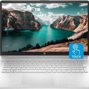 HP 17 Laptop, 17.3″ HD+ Touchscreen Display, 12th Gen Intel Core i7-1255U, 64GB RAM, 2TB SSD, Webcam, HDMI, SuperSpeed USB Ports, Wi-Fi 6, Windows 11 Home, Silver