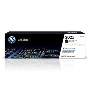 HP 202X Black High-yield Toner Cartridge ,Works with HP Color LaserJet Pro M254, HP Color LaserJet Pro MFP M281 Series CF500X
