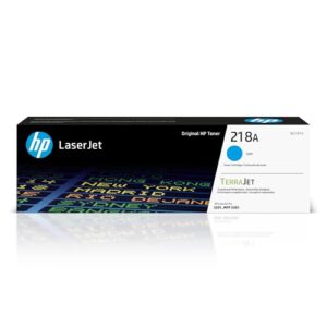 HP 218A Cyan Toner Cartridge | Works with Color Laserjet Pro 3201, MFP 3301 Series | W2181A