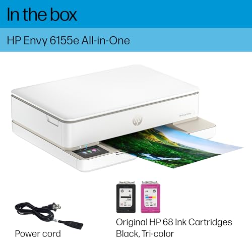 HP Envy 6155e Wireless All-in-One Color Inkjet Printer, Print, scan, Copy, Duplex Printing Best-for-Home, 3 month Instant Ink trial included (714L5A) - Image 7