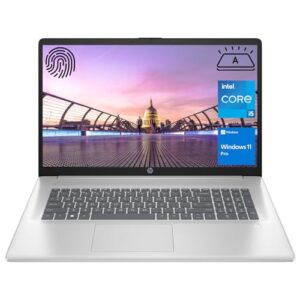 HP Essential Business Laptop, 17.3″ FHD Display, Intel Core i5-1334U, 32GB RAM, 1TB PCIe M.2 SSD, Wi-Fi 6, Webcam, Backlit Keyboard, Windows 11 Pro, Silver