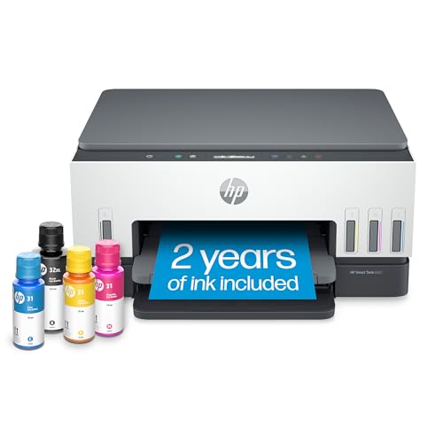HP Smart -Tank 6001 Wireless Cartridge-Free all in one printer, this ink -tank printer comes with up to 2 years of ink included, with mobile print, scan, copy (2H0B9A) - Image 2