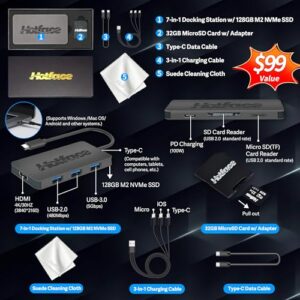 HP Stream 14″ HD BrightView Laptop, Intel Celeron N4120, 16GB RAM, 288GB Storage (128GB eMMC + 160GB SSD Docking Station Set), Intel UHD Graphics, HD Webcam, Wi-Fi, 1 Year Office 365, Win 11 S, Gold